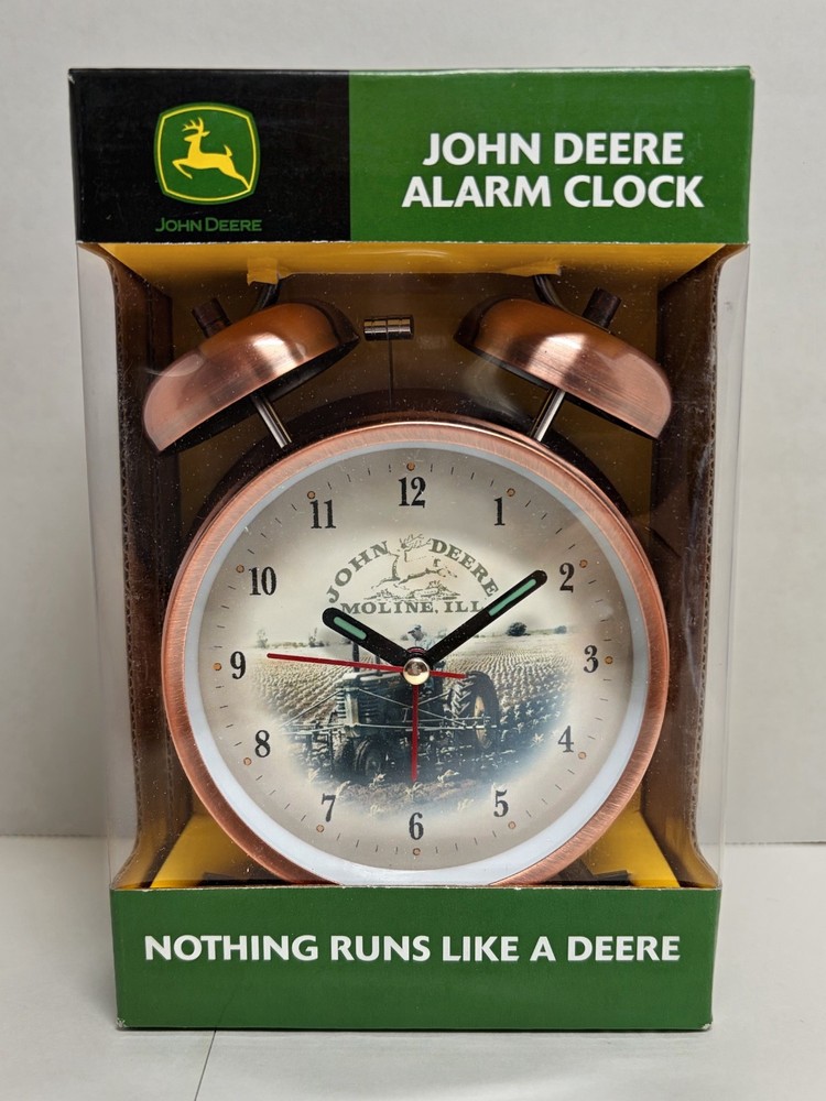 John Deere Twin Bell Alarm Clock