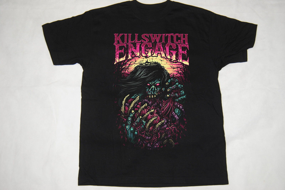 Hot Popular Killswitch Engage Black T-Shirt Cotton S-5XL  RM826