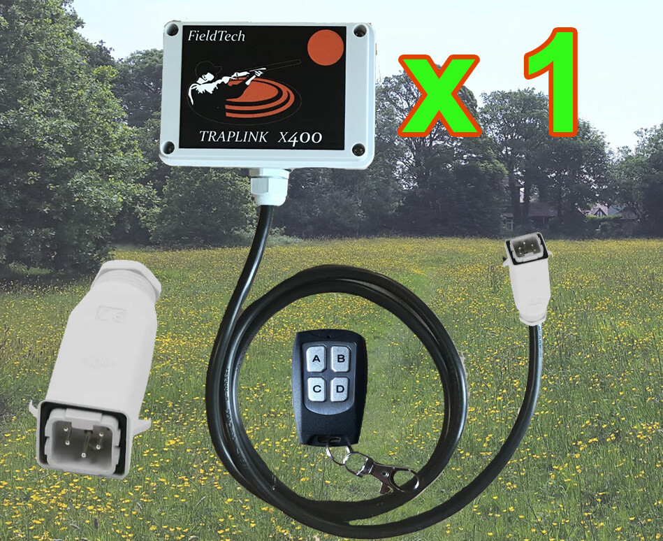 LAPORTE 4 CHANNEL - WIRELESS REMOTE CONTROL, CLAY PIGEON TRAP RELEASE.