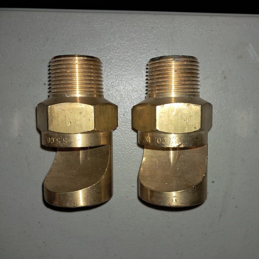 Brass TeeJet Sprayer Nozzle 1k-300 1" Npt 130° Spray Pattern