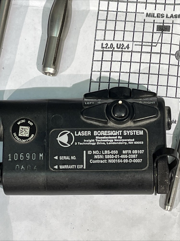 Insight Technologies Laser Boresight System LBS-050 Working