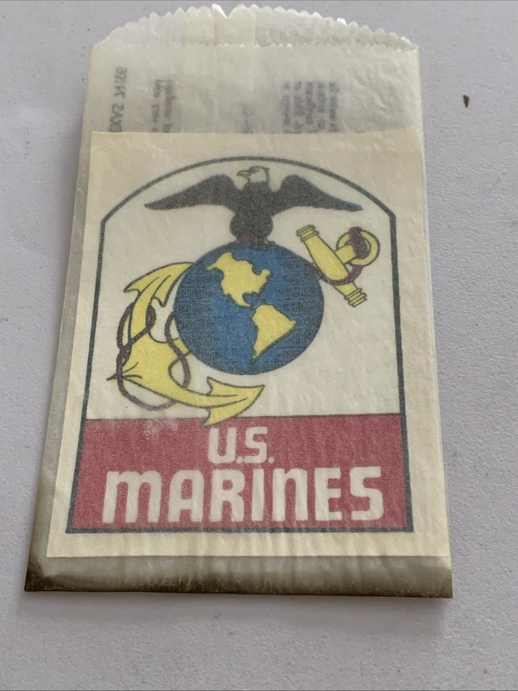 Vtg. U.S. Marines Decal- Unused