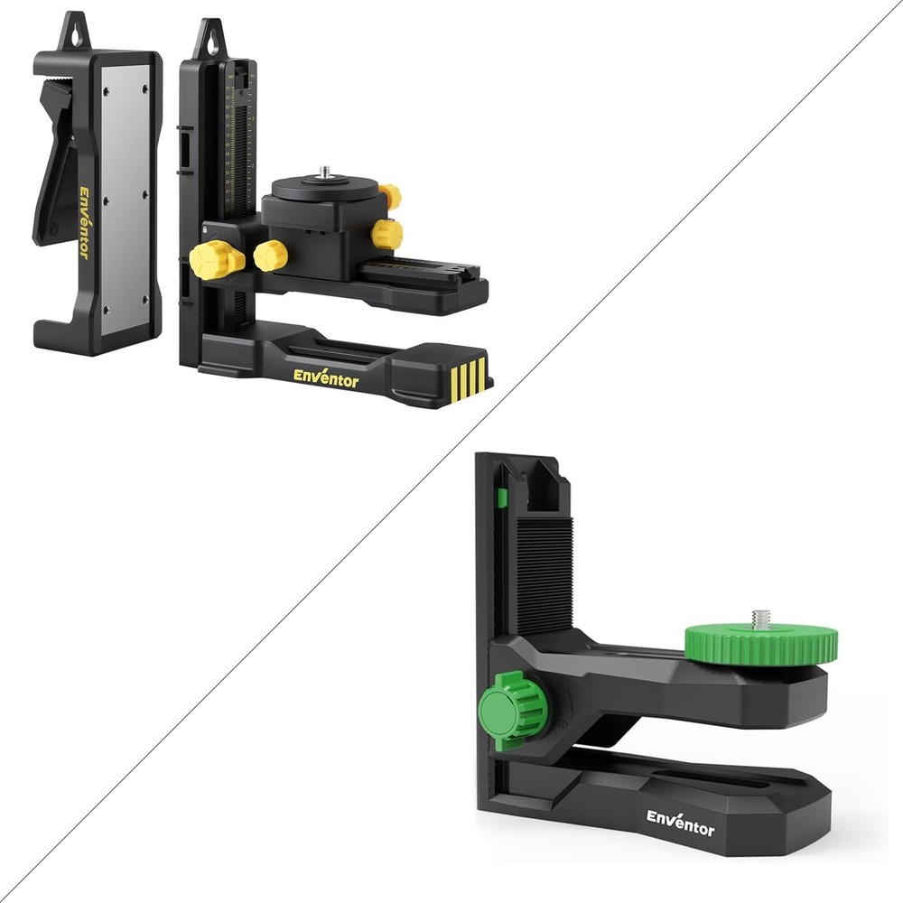 ENVENTOR Fine-tuning Bracket Laser Level Adapter, 1/4"-20 Male Threaded...
