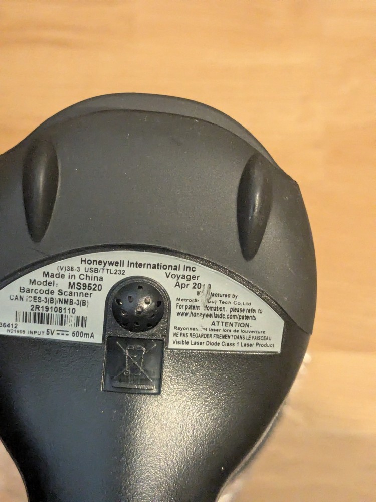 Honeywell MS9520 Voyager Barcode Scanner