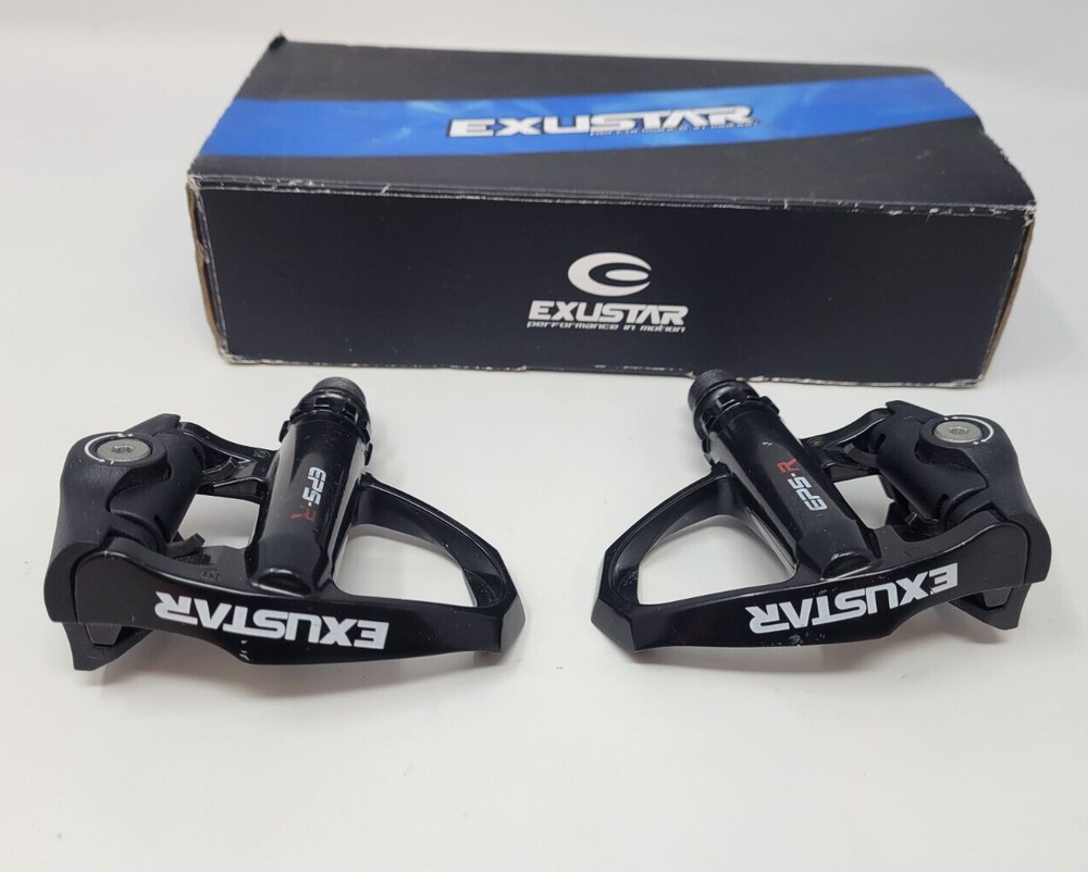 Exustar Clipless Road Pedals E-PR201 Black With Box