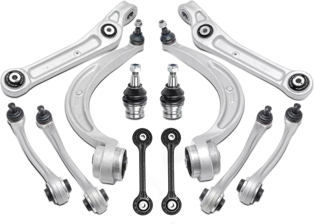 12pcs Front Forward Rearward Upper & Lower Control Arm 12pcs 2017-2020 Audi A4