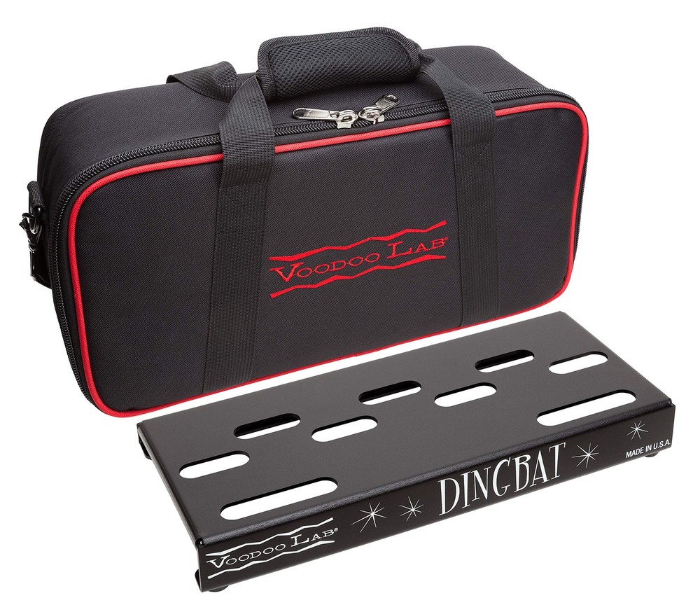 Dingbat Tiny Pedalboard with Pedal Power X4
