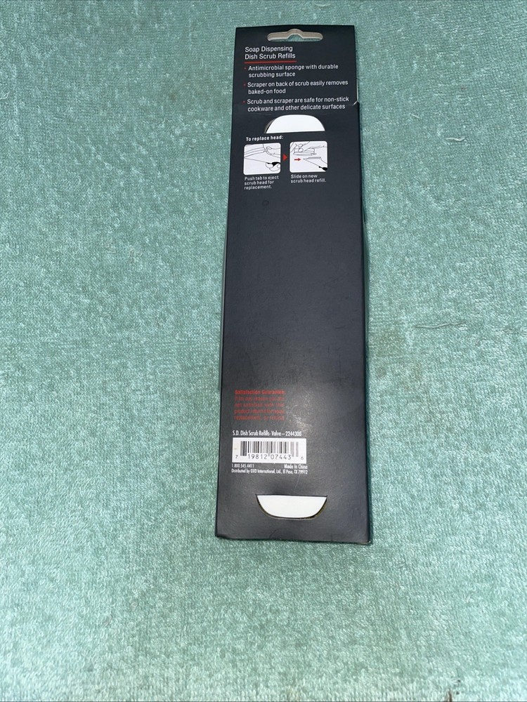OXO Soap Dispensing Dish Scrub Refills A 2 Pack New