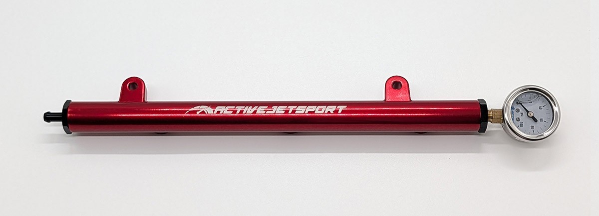 Sea-Doo Billet Aluminum Fuel Rail Kit (Red)