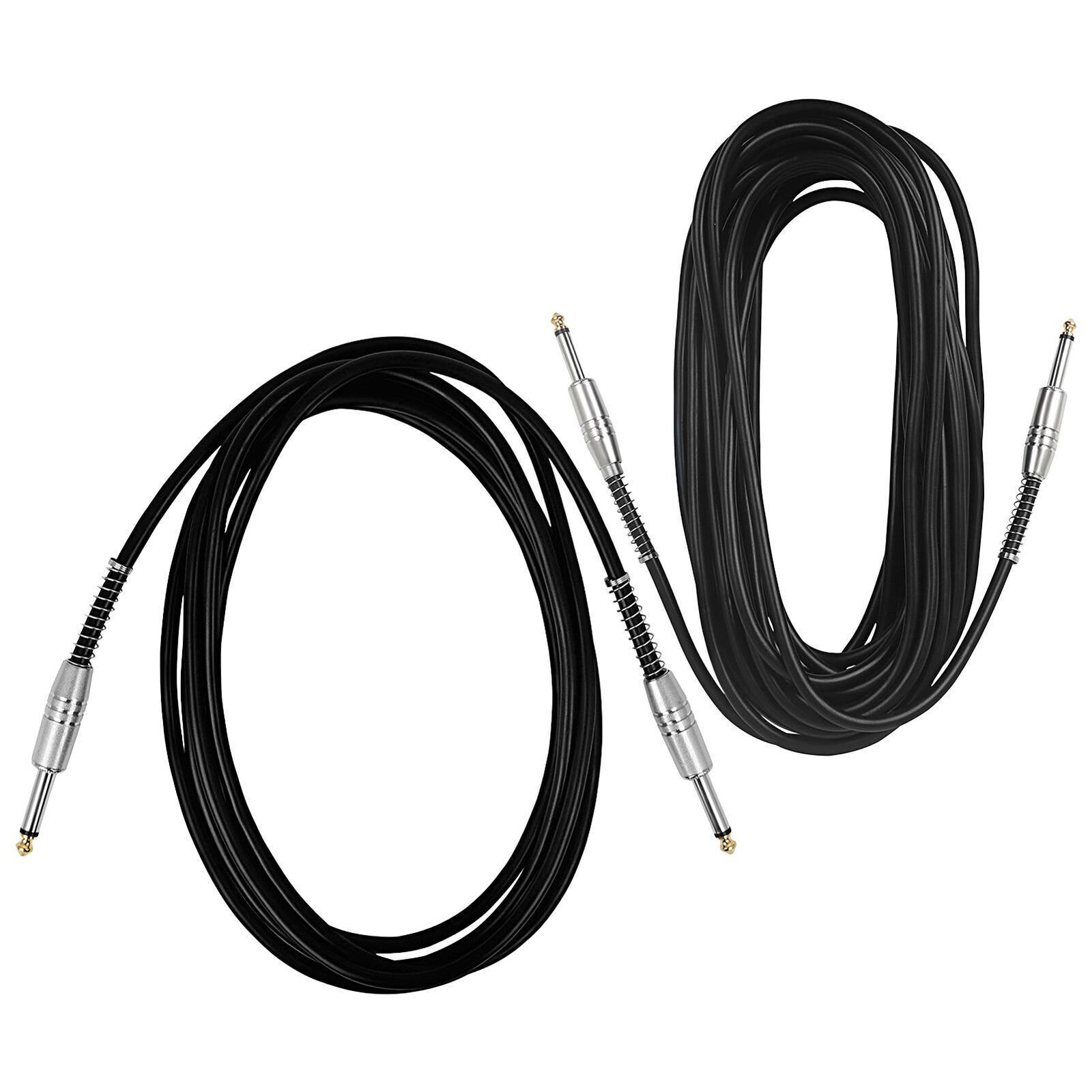 6ft NOISELESS Electric Guitar Bass Cable Pedal AMP Cord 1/4" USA KEYBOARD