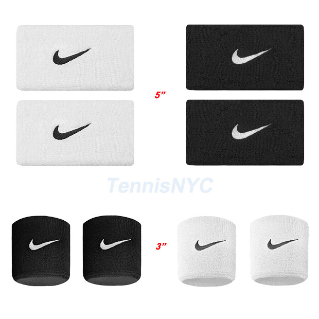 NIKE Tennis Wristband Sweatband 5" or  3" Wide Running Baseball Basketball
