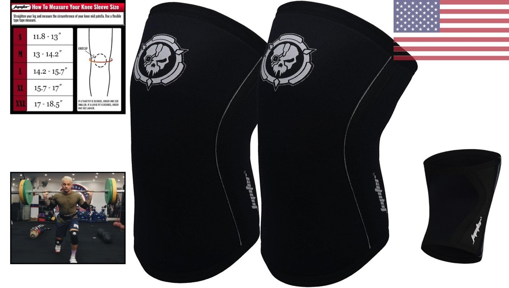 Supportive Compression Knee Sleeves - Enhance Performance & Protect Joints