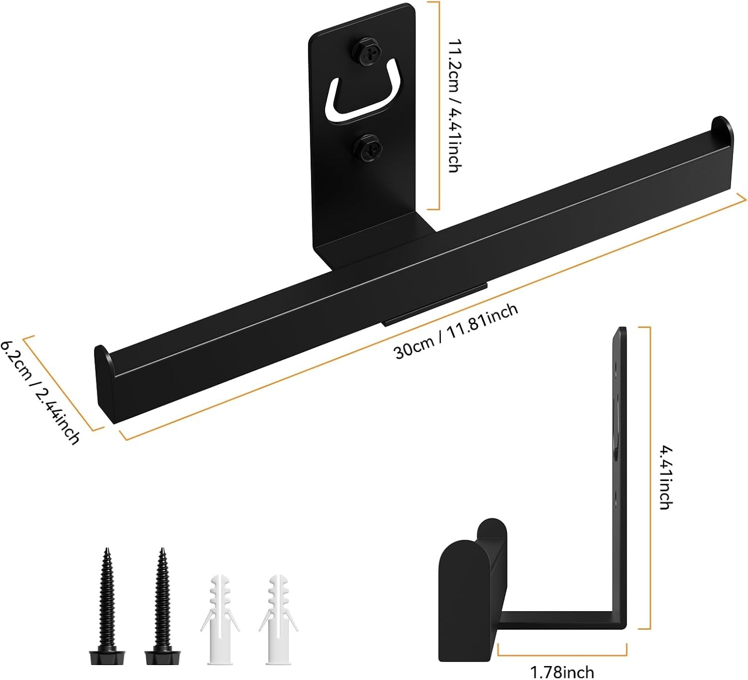 Backpack Leaf Blower Hanger, Sprayer Wall Mount,Heary Black 1 Pack