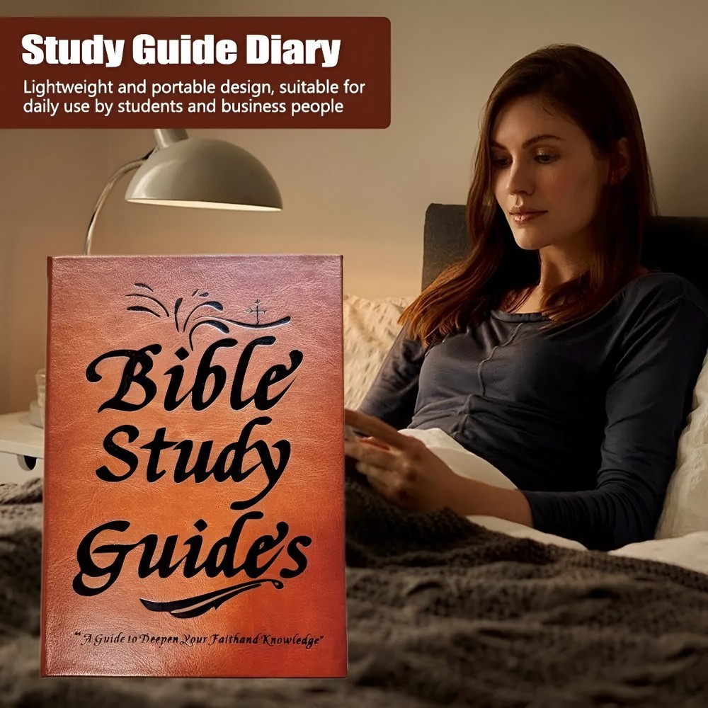 66-Page Bible Study Guide, Daily Devotional Journal,Study Notebook Based Planner