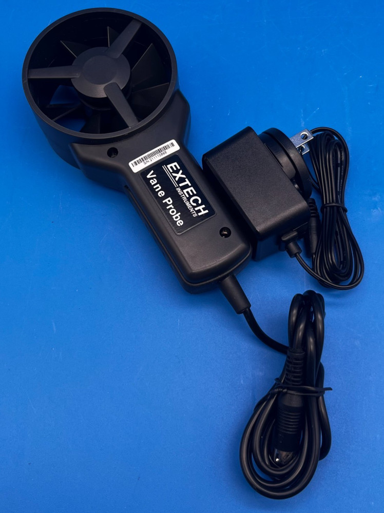 Extech Instruments CFM/CMM AN100 Thermo-Anemometer With Vane Probe