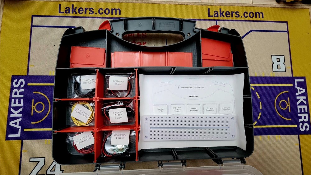 Electronics Kit 2nd Component Pack 1 -Exp 1-11 for Charles Platt STEM Book