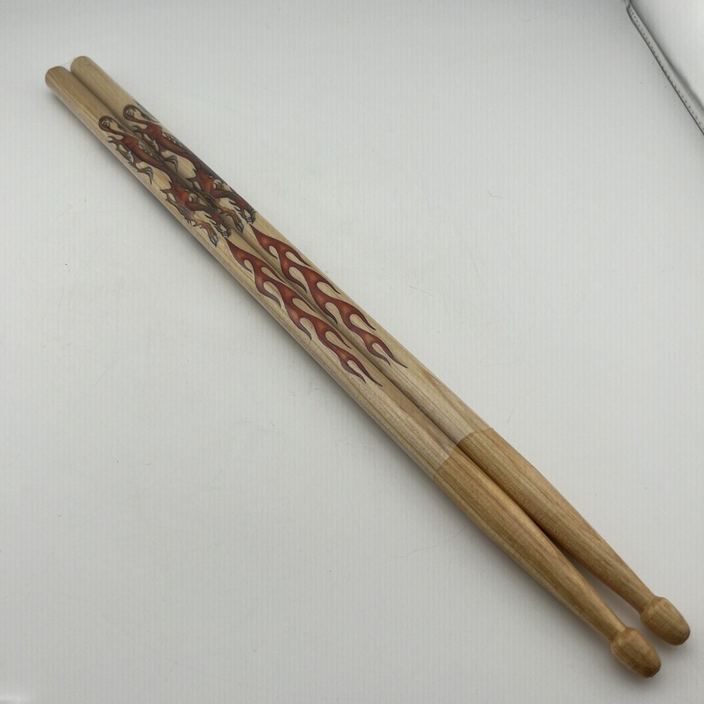 Dragon Fire Pattern Drum Sticks Stocking Stuffer