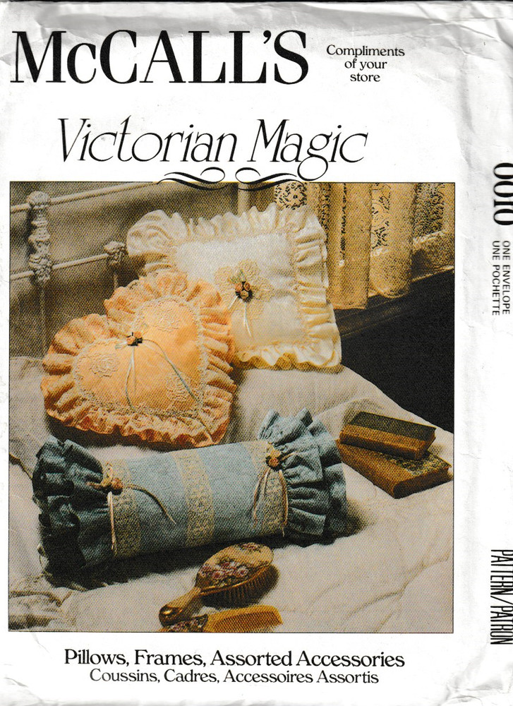 McCall's Pattern 0010 VICTORIAN MAGIC Pillows Frames Accessories #2