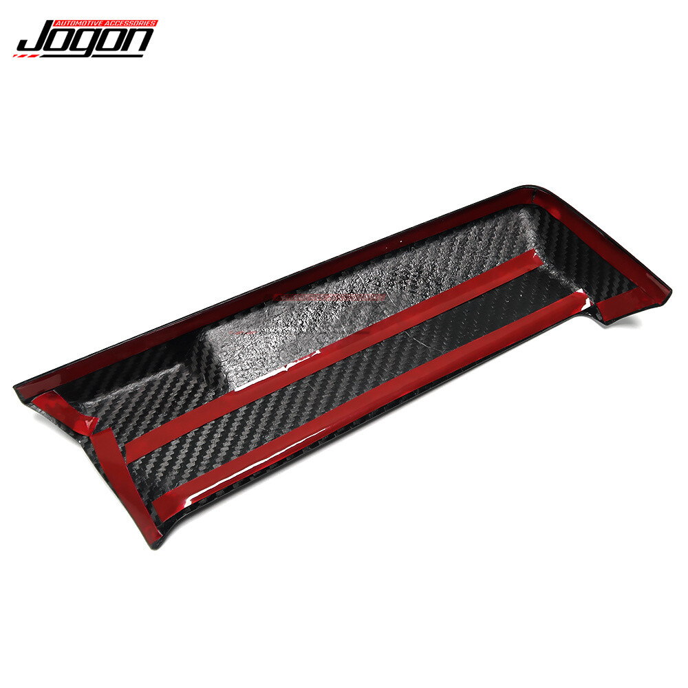 Carbon Console Navigation Panel Trim Decor For C8 Corvette Stingray Z06 Z51 20+