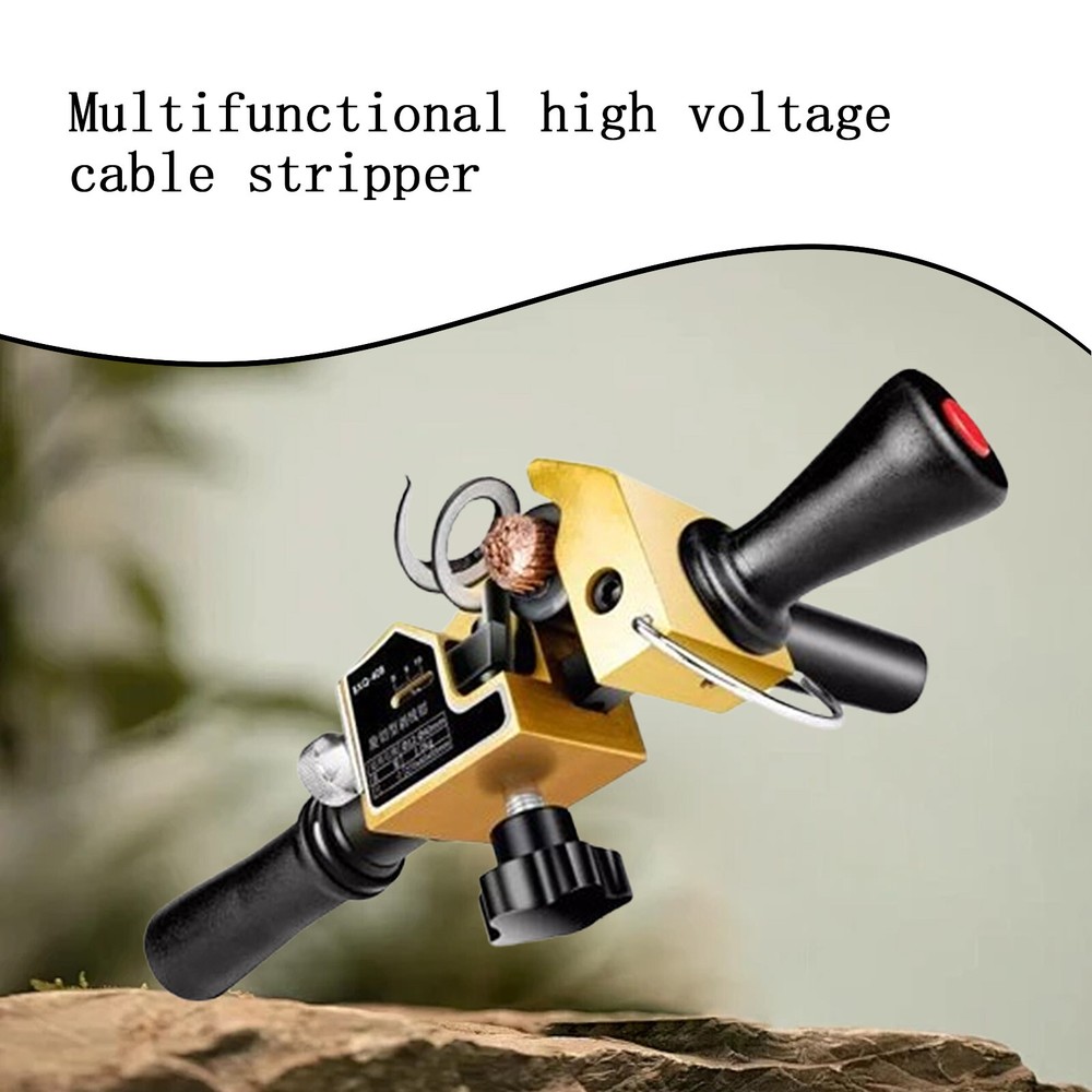 High-voltage Cable Strip Electrician Wire Stripping Plier Rotary Stripper Tool