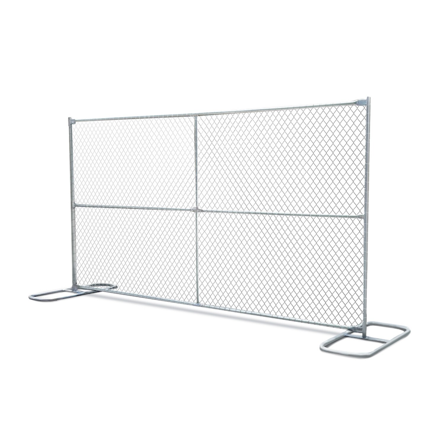 6 ft Temporary Chain Link Fence Panel (Galvanized) - WILL CALL RIVERSIDE