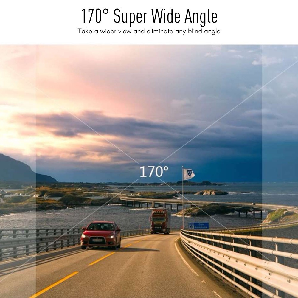 1080P HD Car DVR Camera Dash Cam Video Recorder G-sensor ADAS Loop Recording
