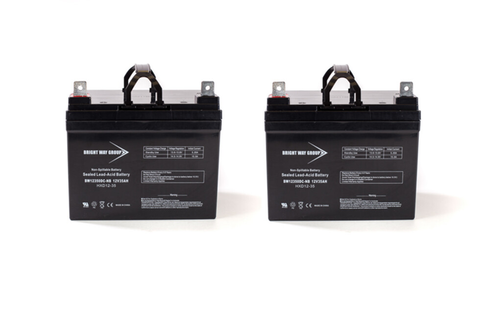 Sealed Pride Replacement Wheelchair Batteries (2 batteries - 12 Volt 35 Amp)