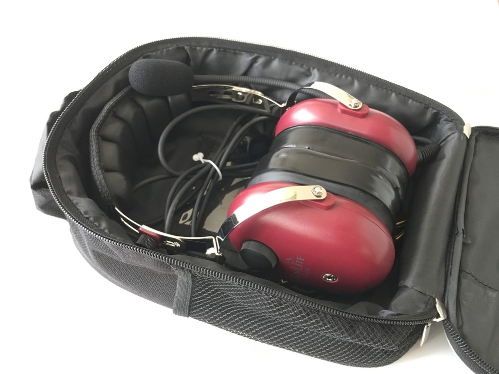 SkyLite Aviation GA Pilot Headset Protection Carry Bag (Extra-Thick Padding)