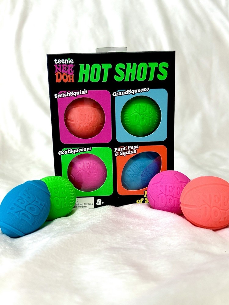 Nee Doh Hot Shot 4 Peice Set