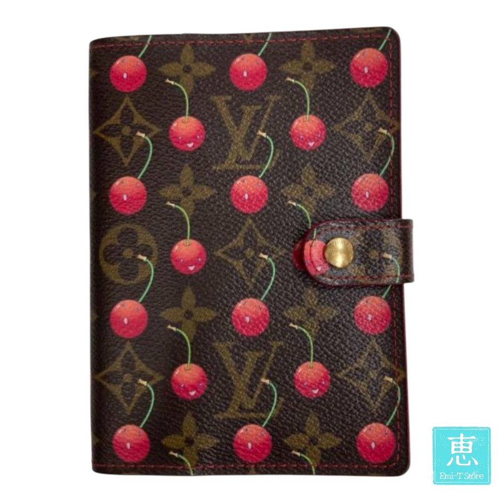 LOUIS VUITTON R21023 Monogram Cherry Agenda PM System planner