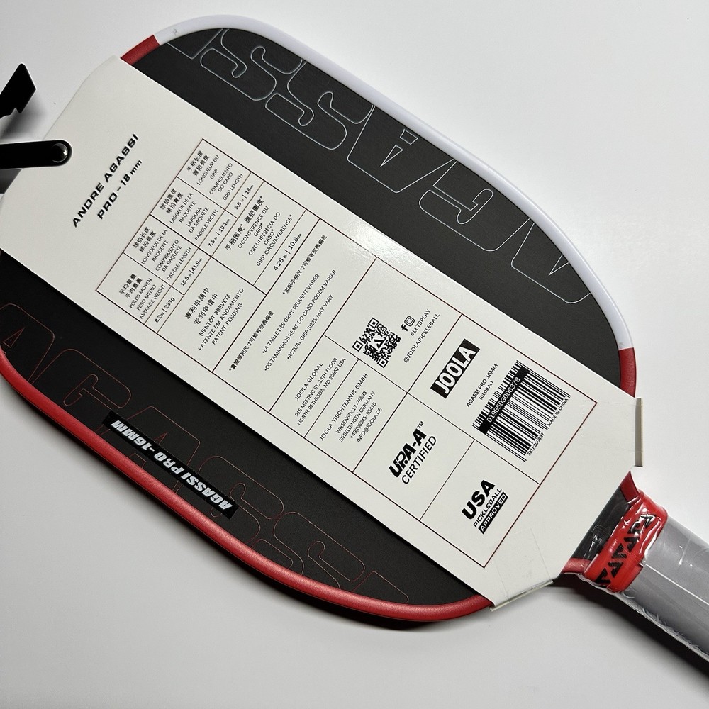 Joola Andre Agassi Pro IV 16mm Pickleball Paddle