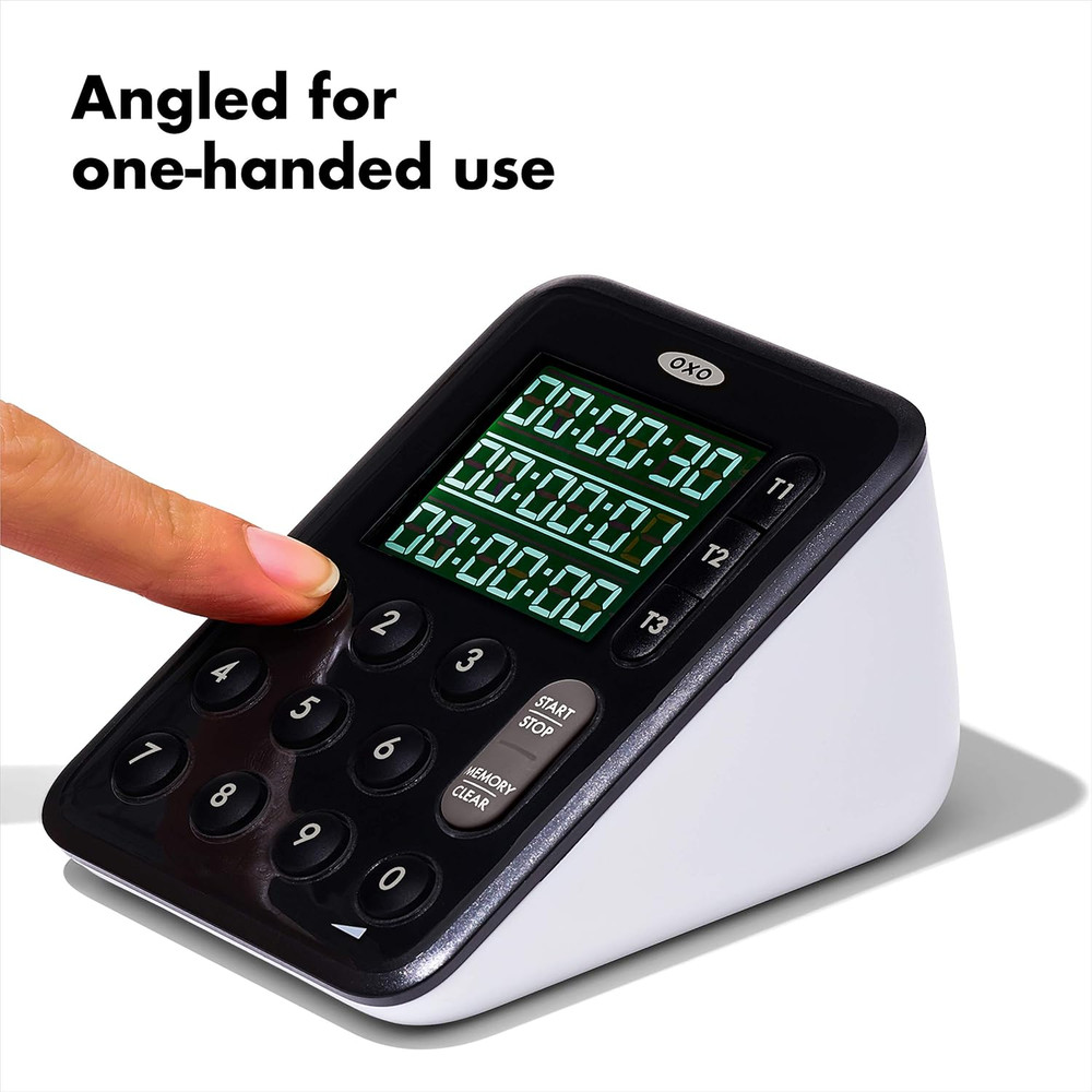 OXO Good Grips Digital Triple Kitchen Timer - Black