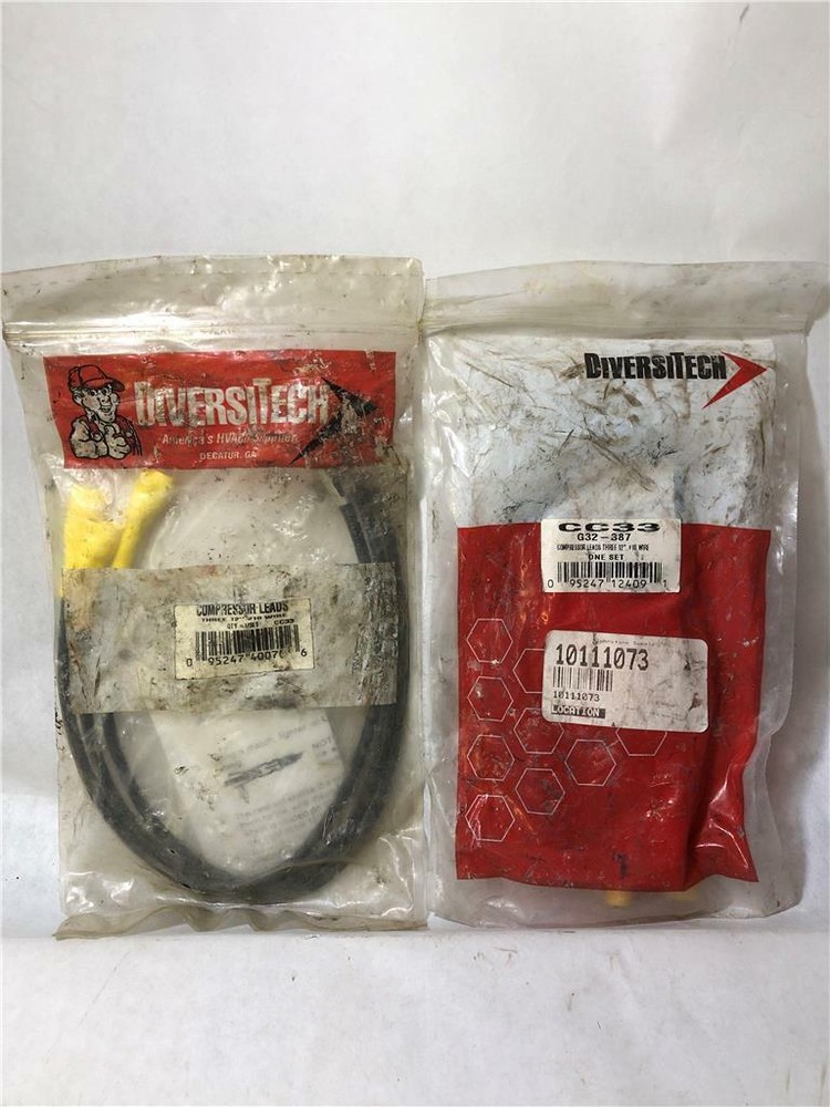 Diversitech Compressor Leads 3 12"  #10 Wire CC33