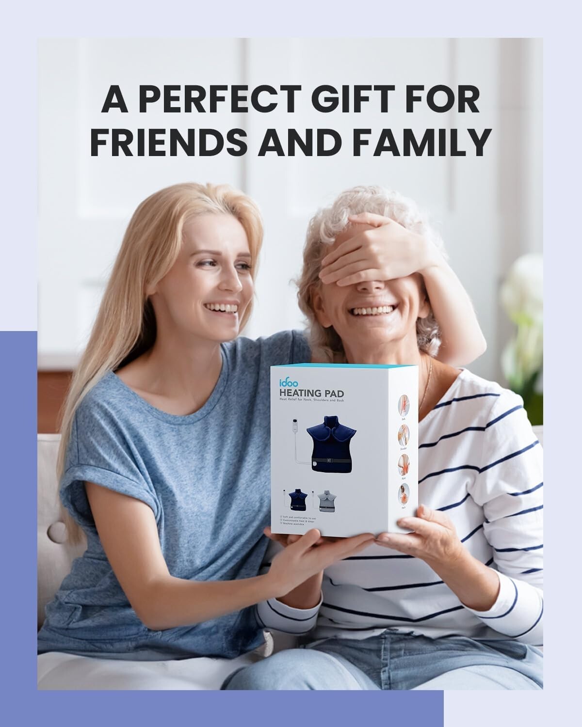 Electric Heating Pads For Muscle Cramps Back Neck Heating Pad Pain Relief 24x33"