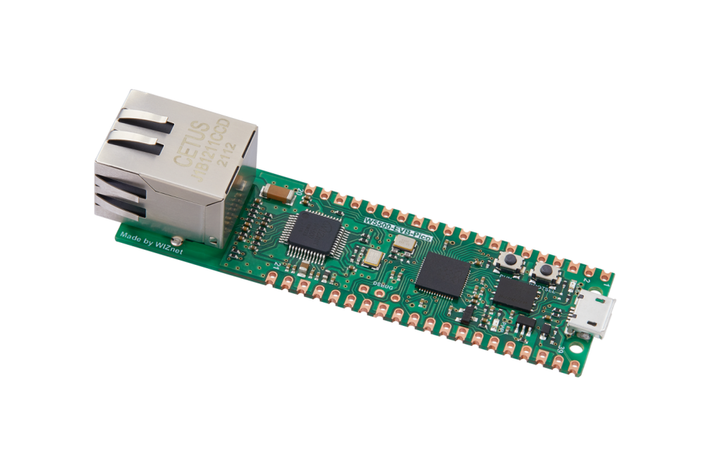 WIZNET raspberry module W5500-EVB-PICO/PI PR2040