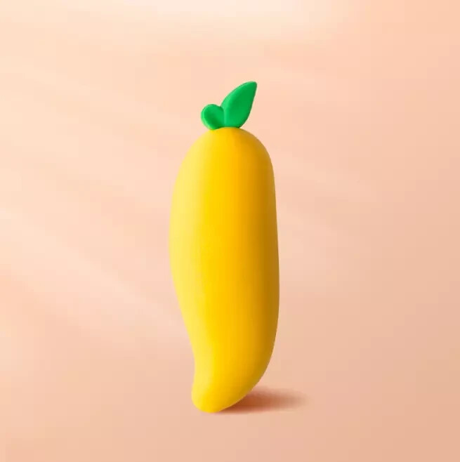 Fruit eraser student creative stationery kindergarten cute mango eraser