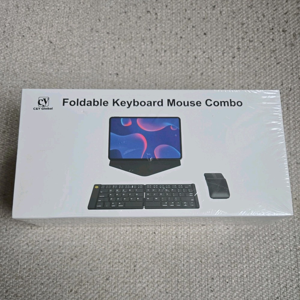 Wireless Foldable Keyboard Mouse Combo: C&Y Global  Bluetooth Ultra