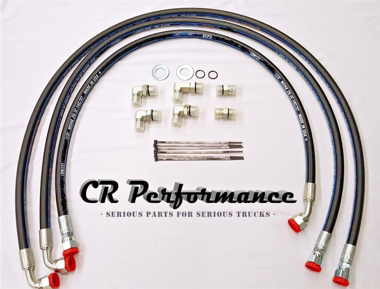 11-14 Duramax Transmission Lines/Cooler Hoses for Chevy GMC 6.6L w/ Allison