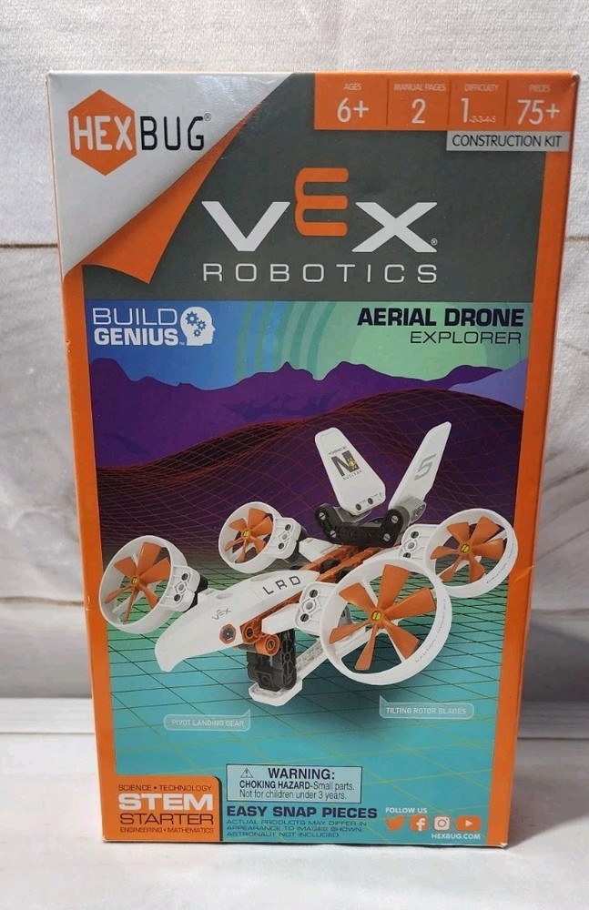 Hexbug Vex Robotics Aerial Drone Explorer Construction STEM Starter Kit