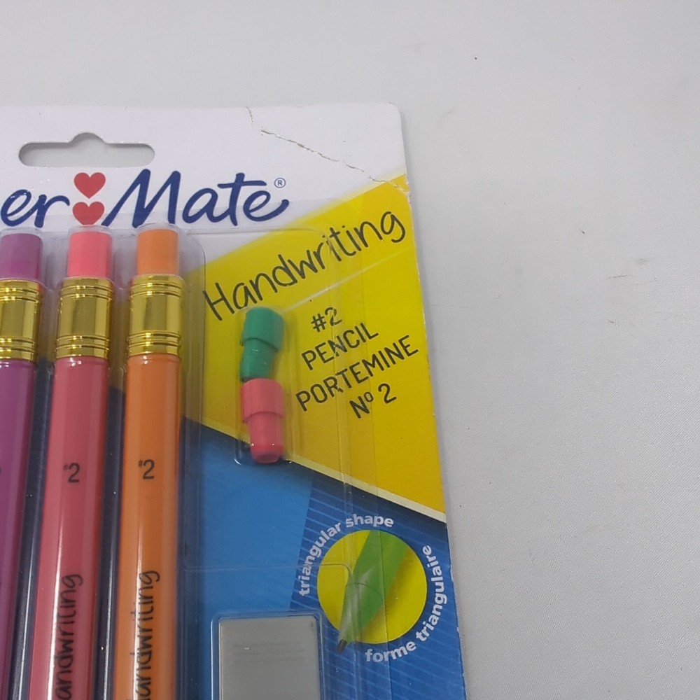 Paper Mate Handwriting Triangular Mechanical Pencil Set with Lead & Eraser 1.3mm