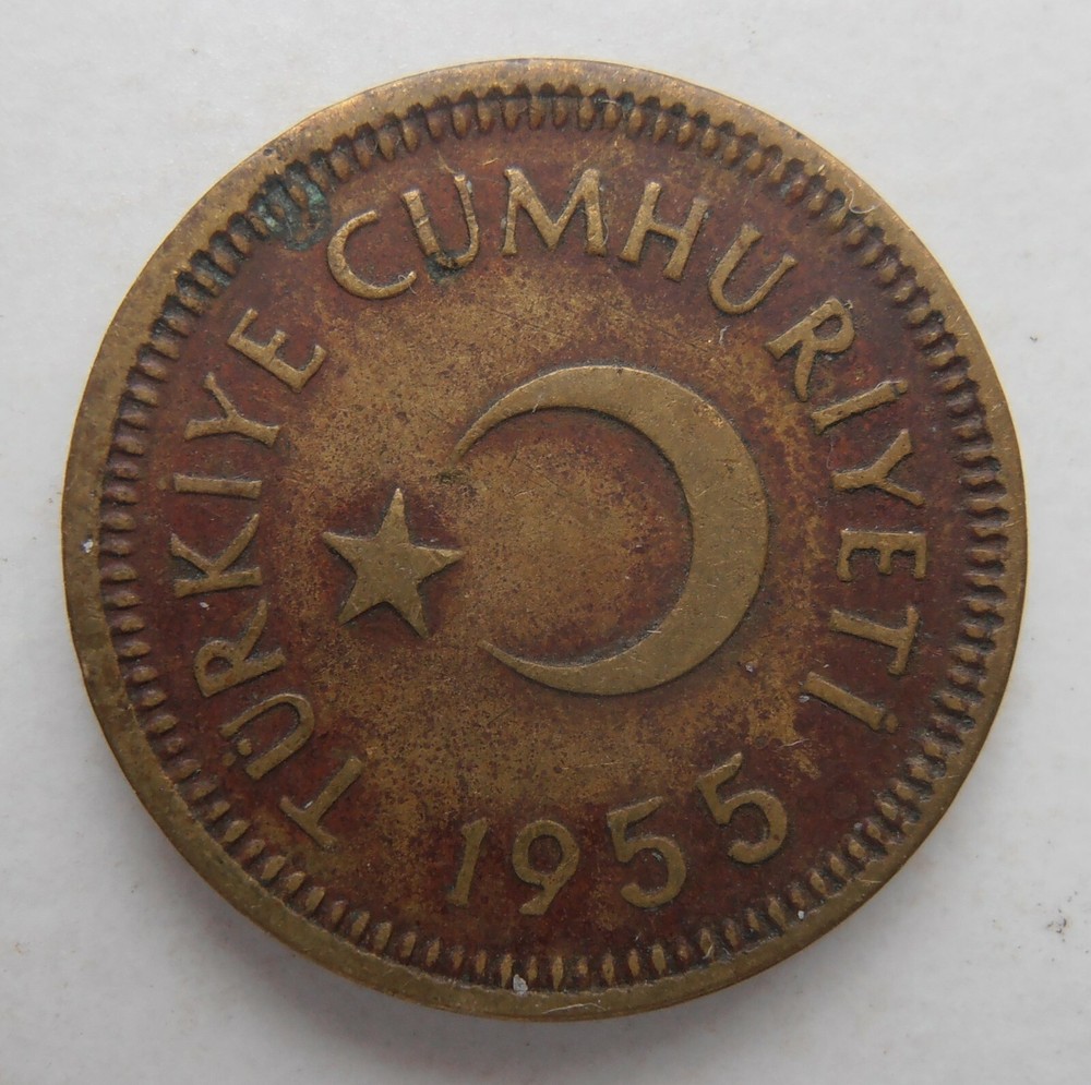 TURKEY 10 KURUS 1955