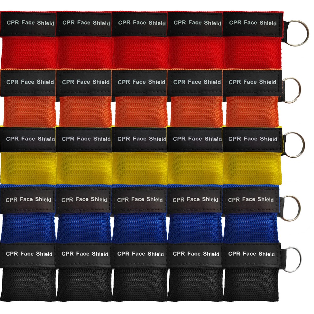 1000pcs CPR Mask Face Shield Keyring Emergency Kit CPR Face Shields
