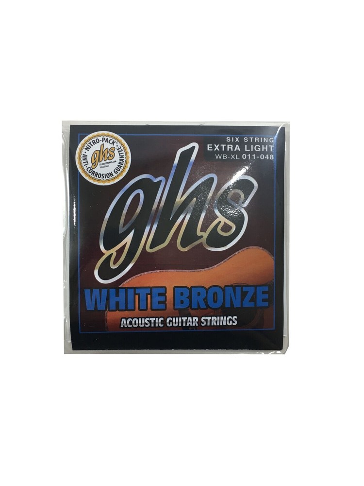 GHS Guitar Strings Acoustic White Bronze Extra Light 11-48