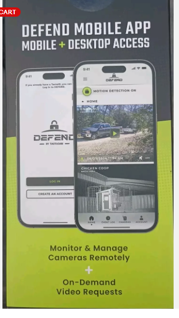 Tactacam Defend Cellular Security Camera DFD-GRD01