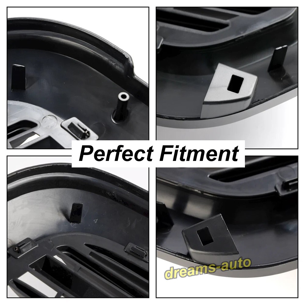 Big Horn Style Grille For 2013-2018 Dodge Ram 1500 Bumper W/Letters Matte Black