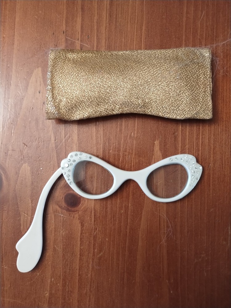 Vtg. Opera Glasses With Case