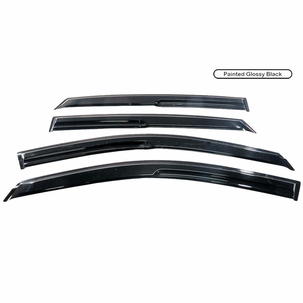 Vent Window Visor Wind Rain Deflector For Mazda 3 Hatchback 2010 2011 2012 2013