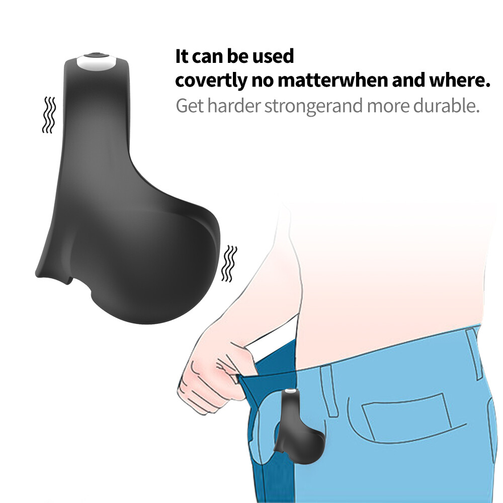 10 Vibrating Prostate Massager Penis Erection Cock Ring Vibrator Sex Toy for Men