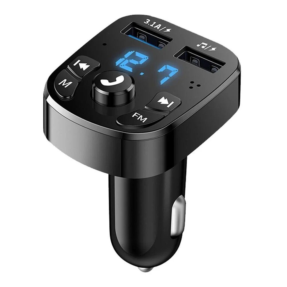 Wireless Car Bluetooth FM Transmitter MP3 Audio USB Charger Adapter Handsfree