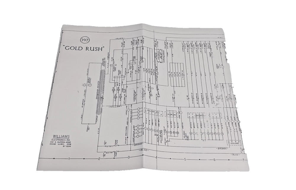 GOLD RUSH (WILLIAMS) Manual & Schematic
